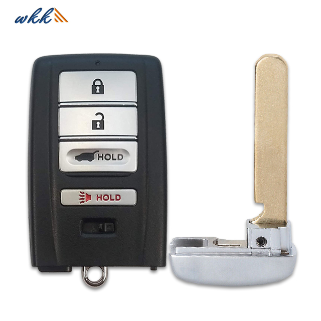 Acura RDX용 버튼 3개+1개 KR5T21 433.92MHz 스마트 원격 자동차 키